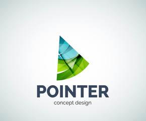Arrow pointer logo business branding icon
