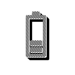 ikona ze wzorku pasków i kresek © vempireart