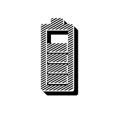 ikona ze wzorku pasków i kresek © vempireart