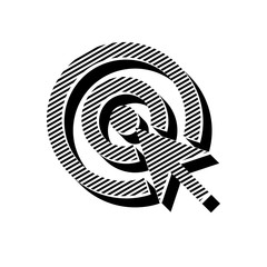 ikona ze wzorku pasków i kresek © vempireart