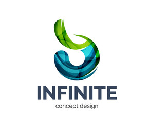 Infinite logo business branding icon