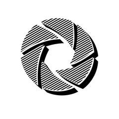 ikona ze wzorku pasków i kresek © vempireart