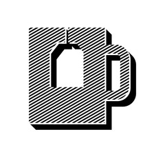 ikona ze wzorku pasków i kresek