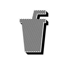 ikona ze wzorku pask&oacute;w i kresek