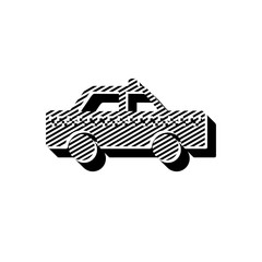 ikona ze wzorku pasków i kresek © vempireart