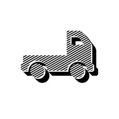 ikona ze wzorku pasków i kresek