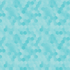 Blue hexagon vector background for graphic design