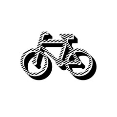 ikona ze wzorku pasków i kresek © vempireart