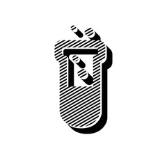 ikona ze wzorku pasków i kresek