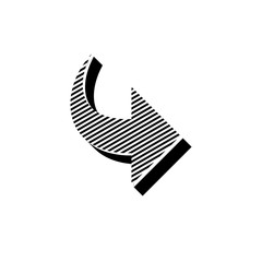 ikona ze wzorku pasków i kresek