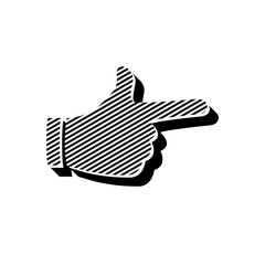 ikona ze wzorku pasków i kresek