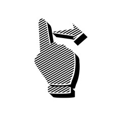 ikona ze wzorku pasków i kresek