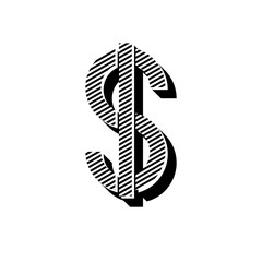 ikona ze wzorku pasków i kresek © vempireart