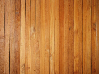 Brown wood background.