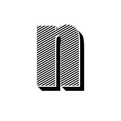 ikona ze wzorku pasków i kresek