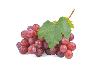 Bunch of grape on white background