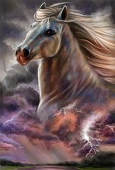 Лошадь и буря 