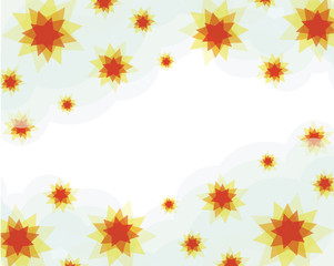 star and Cloud abstract background