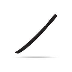 vector of knife on white background