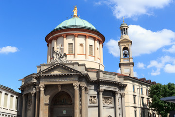 Fototapeta na wymiar Church Santa Maria Immacolata delle Grazie in Bergamo, Italy