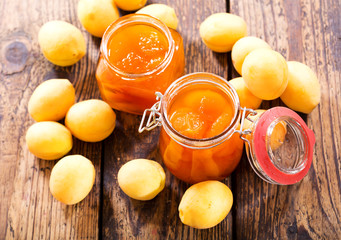 jars of apricot jam