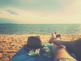 summer beach sunlight