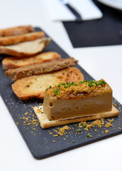 Foie gras with toasted bread