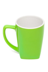 empty green mug