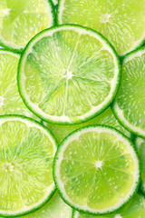 Lime slices background