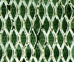 Fototapeta premium abstract rusty chain link metal texture.