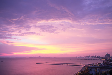 Sunset at Sattahip (Thailan)