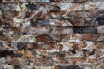 background multicolored brickwork