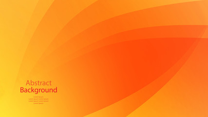 warm and orange color background abstract art vector
