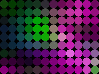 Colors low poly circle style vector mosaic background