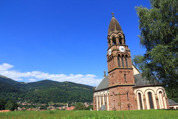 L'église de l'Emm à Metzeral dans la vallée de Munster