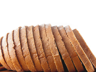 white bread sliced