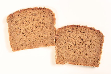 Zwei Brotscheiben