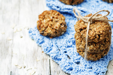 banana oat sunflower seeds vegan breakfast cookies