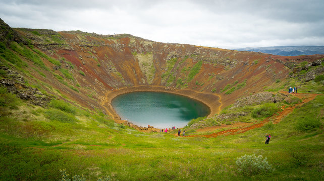 Volcan à Kerid en Islande