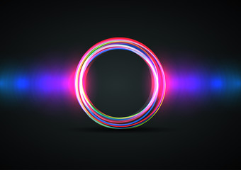 Vector abstract circle
