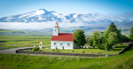 Eglise à Grenivik en Islande