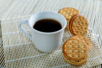 morning tea and cookies in the kitchen