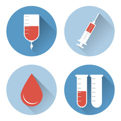blood vector icons