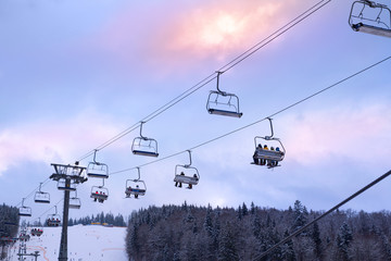 The ski lift