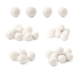 Sugar coated balls candy