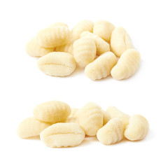 Pile of gnocchi dough dumplings
