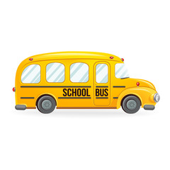 Obraz na płótnie Canvas Yellow school bus.