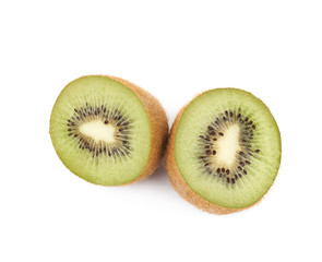 Fototapeta premium Ripe kiwi fruit isolated
