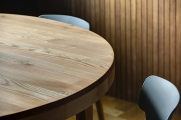 Obraz na płótnie Canvas Wooden table with chairs