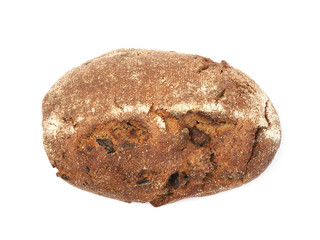 Whole loaf of bread isolated
